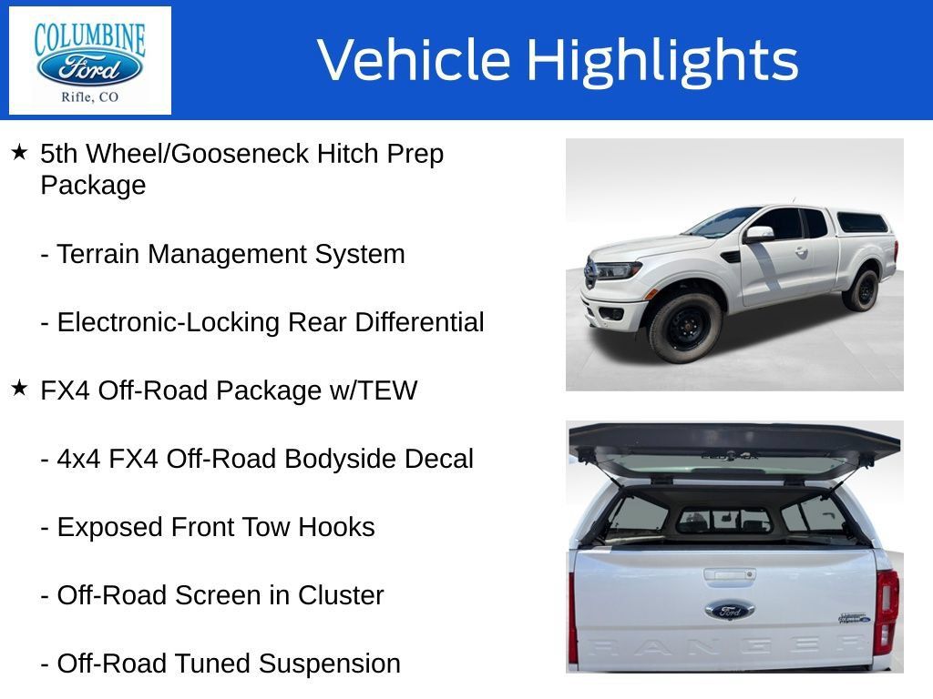 Used 2019 Ford Ranger Lariat w/ FX4 Off-Road Package AWD/4WD image 8
