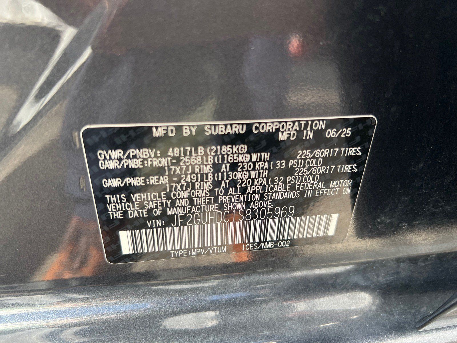 Certified 2025 Subaru Crosstrek 2.5i Premium AWD/4WD image 16