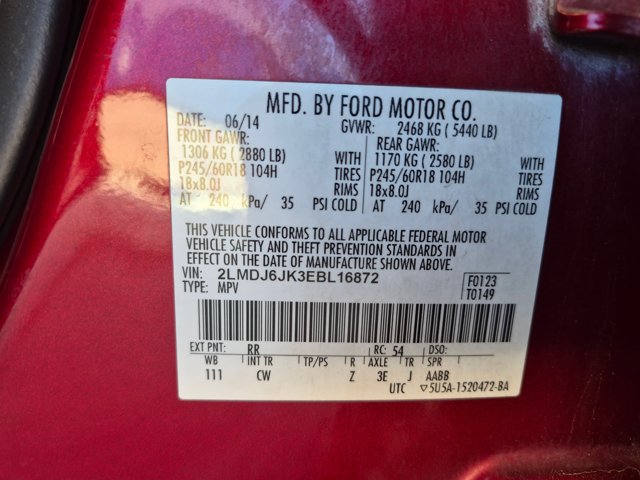 Used 2014 Lincoln MKX FWD w/ Equipment Group 101A image 15
