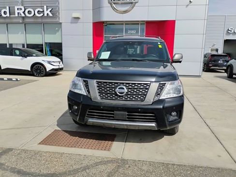 Used 2019 Nissan Armada Platinum w/ Captain's Chairs Package image 2