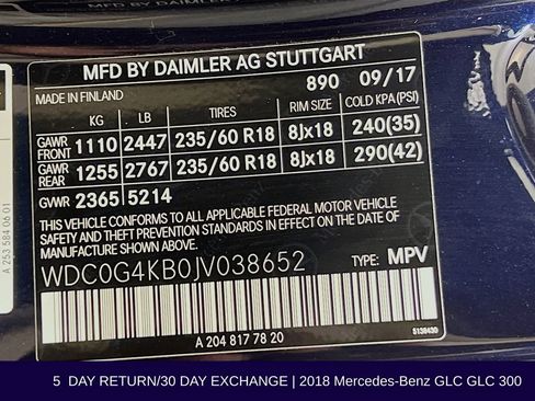 Used 2018 Mercedes-Benz GLC 300 4MATIC image 35