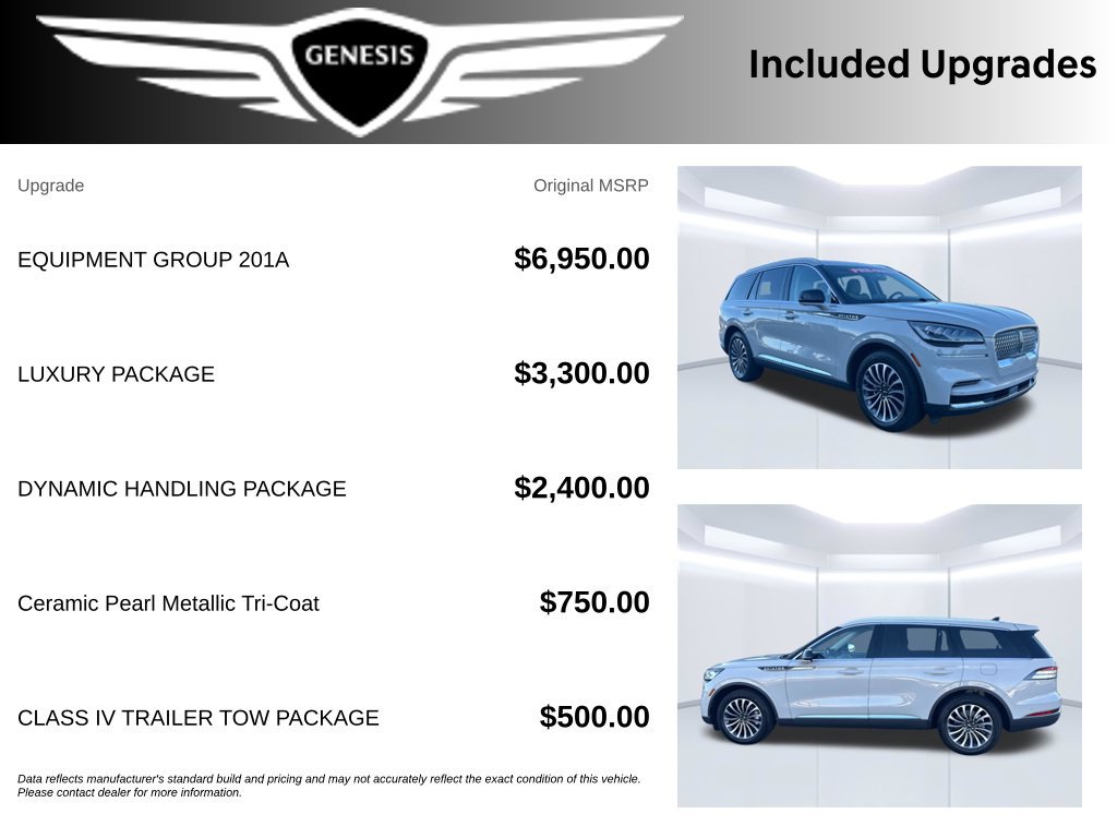 Used 2023 Lincoln Aviator Reserve w/ Equipment Group 201A AWD/4WD image 12