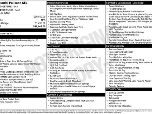 Used 2025 Hyundai Palisade SEL FWD image 32