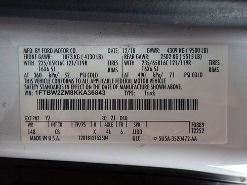 Used 2019 Ford Transit 350 148 Low Roof image 13