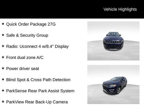 Used 2018 Jeep Compass Limited w/ Safe & Security Group AWD/4WD image 13