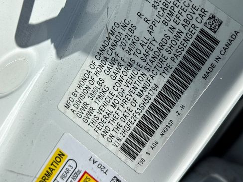 Certified 2025 Honda Civic Sport image 27