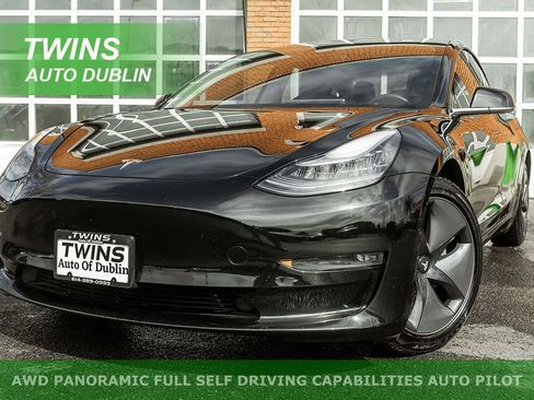 Used 2020 Tesla Model 3 Long Range AWD/4WD image 1