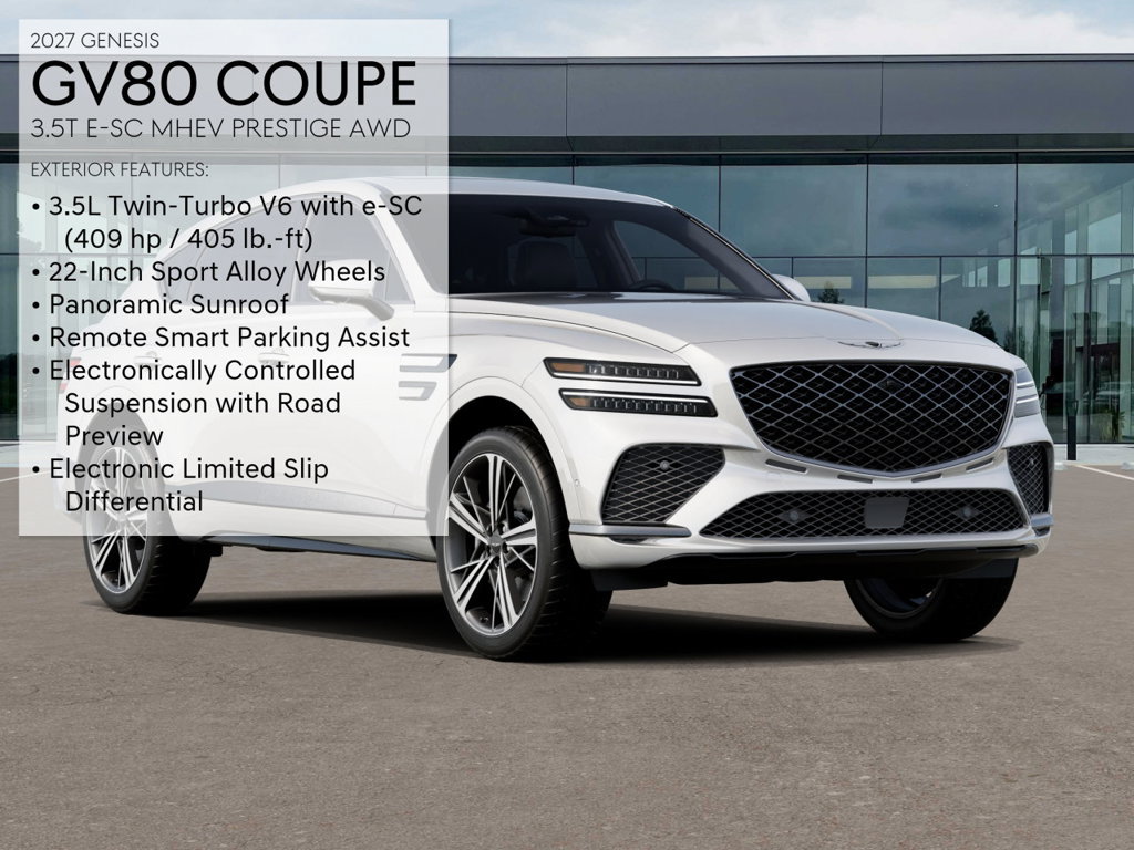 New 2027 Genesis GV80 3.5T e-SC AWD/4WD image 3