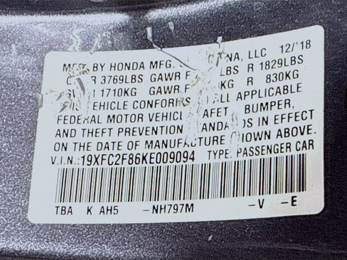 Used 2019 Honda Civic Sport image 40