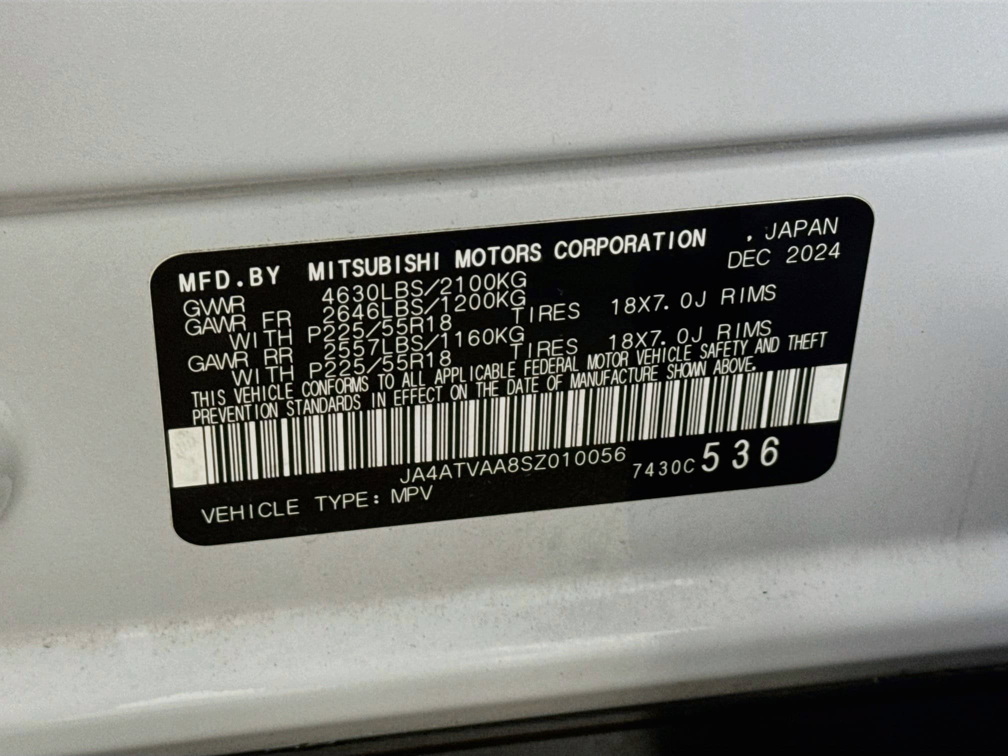 Used 2025 Mitsubishi Eclipse Cross LE AWD/4WD image 27