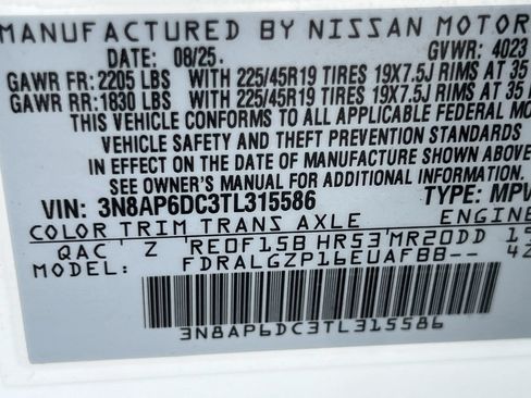 Certified 2026 Nissan Kicks SR w/ SR Premium Package FWD image 27