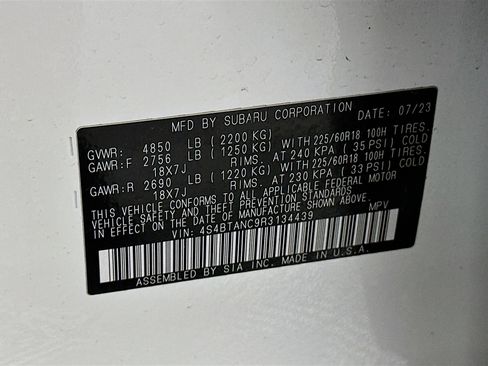 Used 2024 Subaru Outback Limited image 12