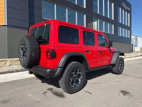 Used 2023 Jeep Wrangler Unlimited Rubicon 4xe w/ Steel Bumper Group AWD/4WD image 3