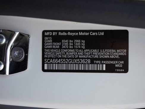Used 2016 Rolls-Royce Ghost image 33