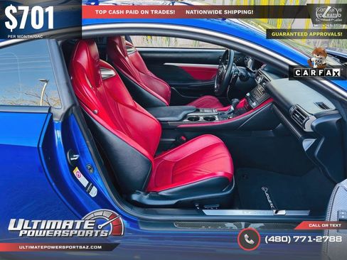 Used 2017 Lexus RC F w/ Premium Package RWD image 9