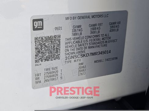 Used 2021 Chevrolet Tahoe Premier RWD image 41
