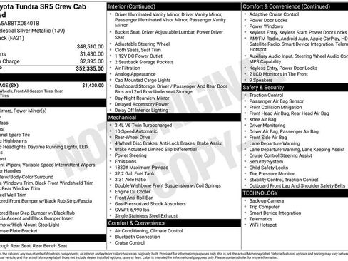 Used 2026 Toyota Tundra SR5 w/ SX Package RWD image 26