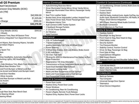 Used 2019 Audi Q5 2.0T Premium image 12