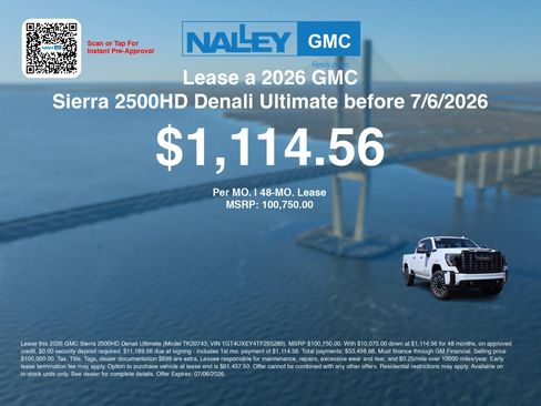 New 2026 GMC Sierra 2500 Denali Ultimate AWD/4WD image 3