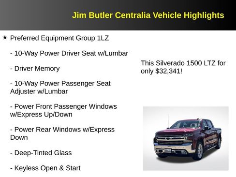 Used 2019 Chevrolet Silverado 1500 LTZ w/ LTZ Plus Package image 5