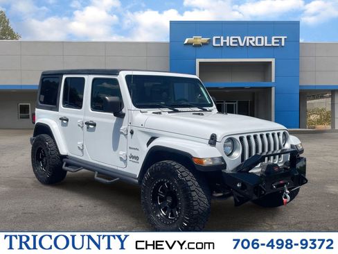 Used 2020 Jeep Wrangler Unlimited Sahara AWD/4WD image 1