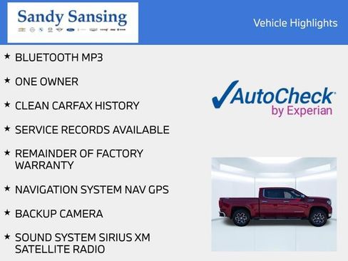 Used 2024 GMC Sierra 1500 SLT w/ SLT Premium Plus Package AWD/4WD image 6