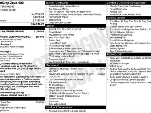 Used 2024 Chevrolet Brightdrop 400 w/ Commercial Equipment Package AWD/4WD image 2