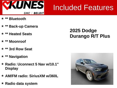 Used 2025 Dodge Durango R/T AWD/4WD image 2