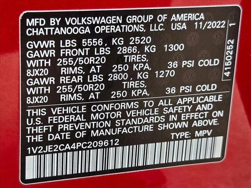 Used 2023 Volkswagen Atlas Cross Sport SE w/ Panoramic Sunroof Package FWD image 23
