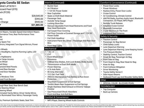 Used 2018 Toyota Corolla SE image 5