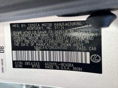 Certified 2024 Lexus ES 300h w/ Technology Package FWD image 34