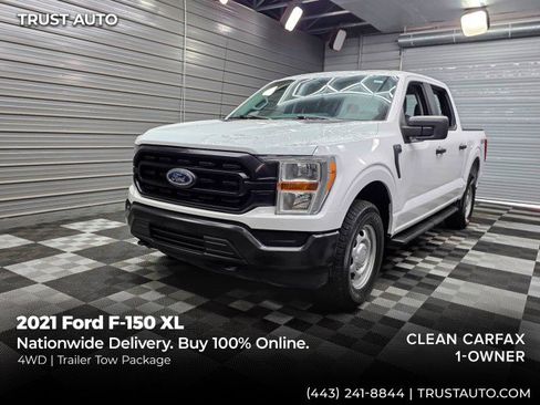 Used 2021 Ford F150 XL w/ Trailer Tow Package AWD/4WD image 1