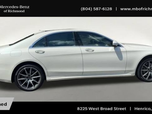 Certified 2020 Mercedes-Benz S 560 Sedan w/ AMG Line Exterior image 3