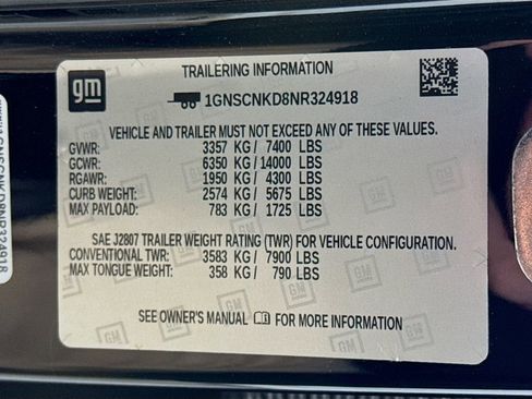 Used 2022 Chevrolet Tahoe LT w/ LT Signature Plus Package image 36