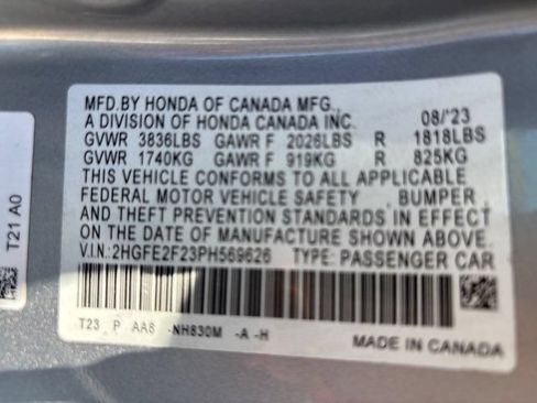 Used 2023 Honda Civic LX image 51