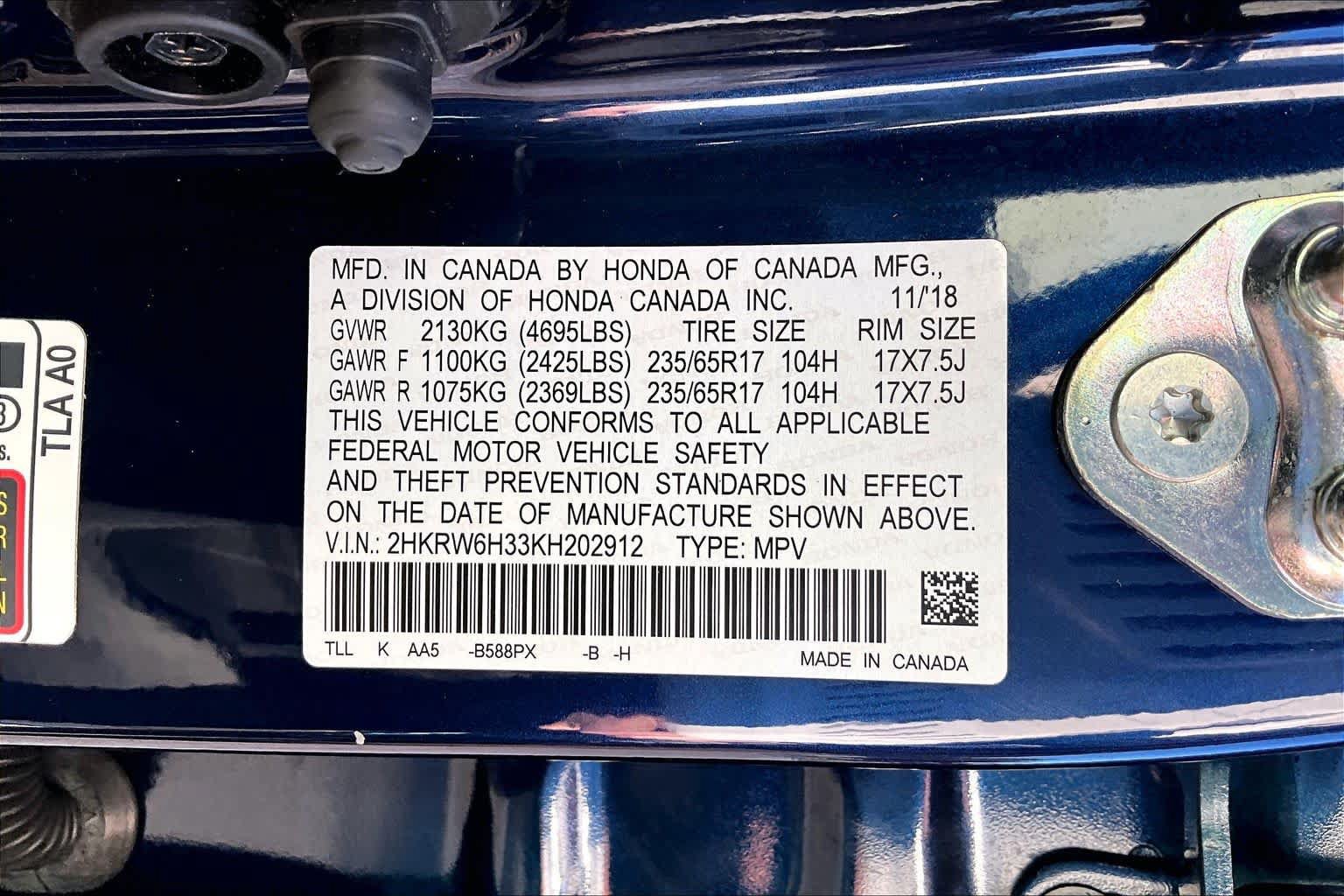 Used 2019 Honda CR-V LX image 34