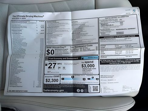 New 2026 BMW X1 M35i w/ Technology Package AWD/4WD image 25