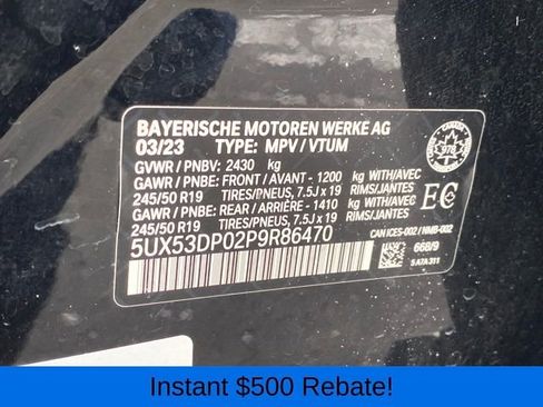 Used 2023 BMW X3 xDrive30i image 26