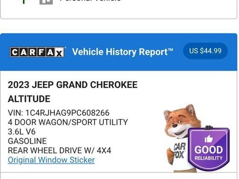 Used 2023 Jeep Grand Cherokee Altitude image 6