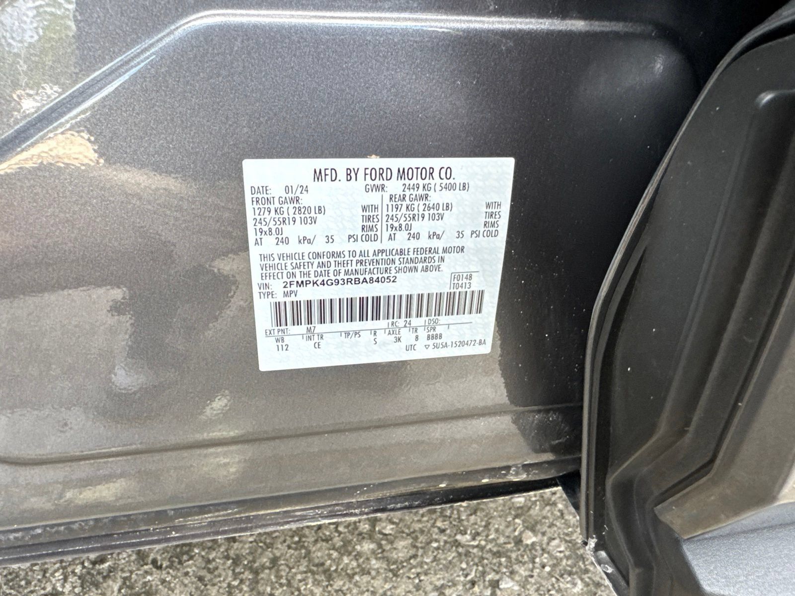 Used 2024 Ford Edge SE w/ Black Appearance Package AWD/4WD image 13