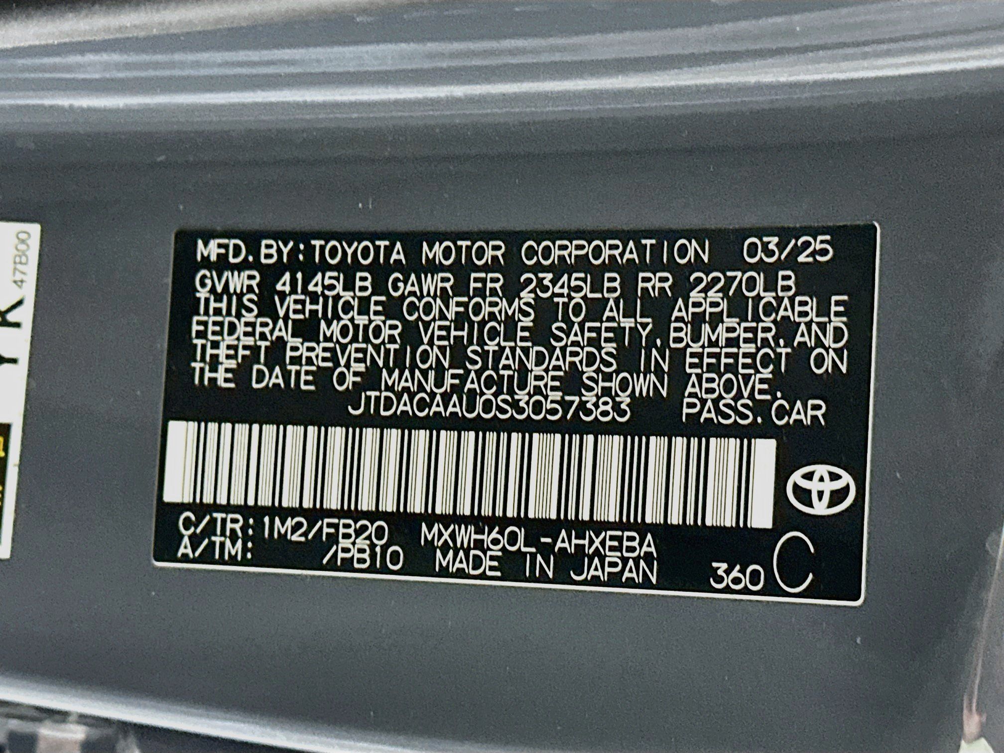 Used 2025 Toyota Prius LE FWD image 12