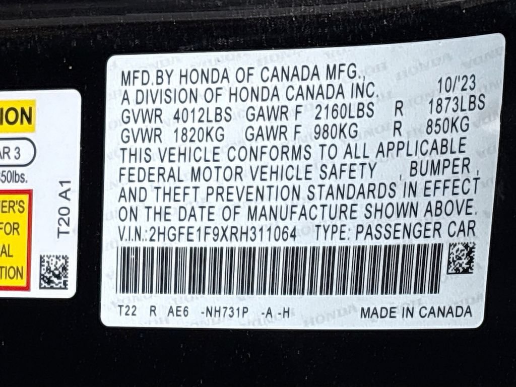 Used 2024 Honda Civic Touring image 33