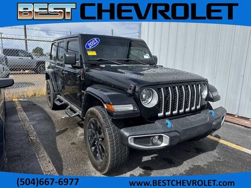 Used 2023 Jeep Wrangler Unlimited Sahara w/ Cold Weather Group AWD/4WD image 1