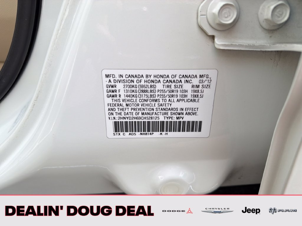 Used 2012 Acura MDX w/ Advance Package AWD/4WD image 28