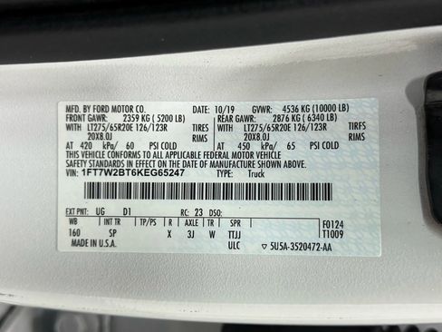 Used 2019 Ford F250 King Ranch w/ King Ranch Ultimate Package image 47