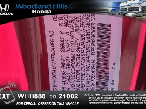 Certified 2019 Honda Accord Sport image 76