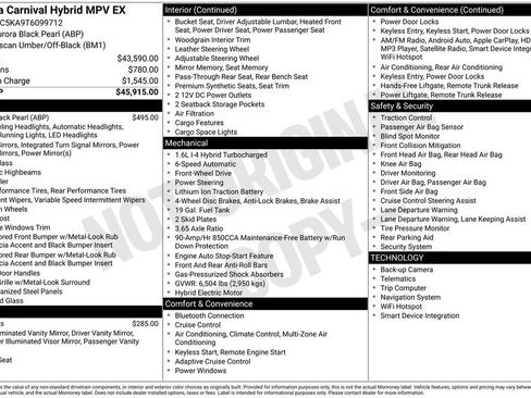 New 2026 Kia Carnival EX image 4