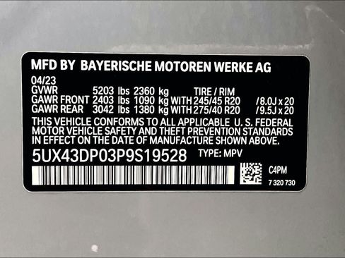 Used 2023 BMW X3 sDrive30i w/ M Sport Package RWD image 31