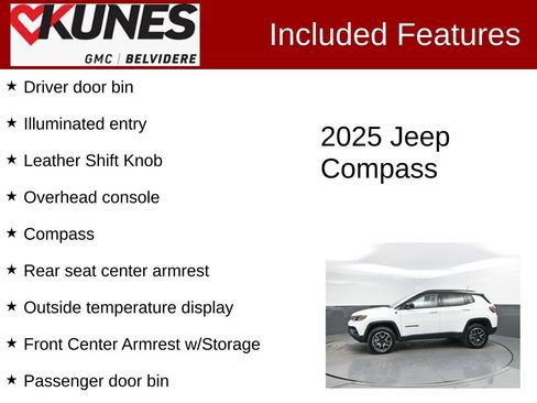 Used 2025 Jeep Compass Trailhawk AWD/4WD image 3