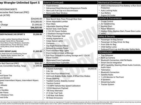 Certified 2022 Jeep Wrangler Unlimited Sport AWD/4WD image 9